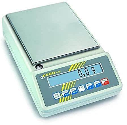 KERN wlpb16 572 Serie Präzisions-Waage, ohne Zulassung, 160 mm x 200 mm Plattform, 16000 g Bereich-Wägezelle, 0.1 g Graduierung 0.1 g, Reproduzierbarkeit