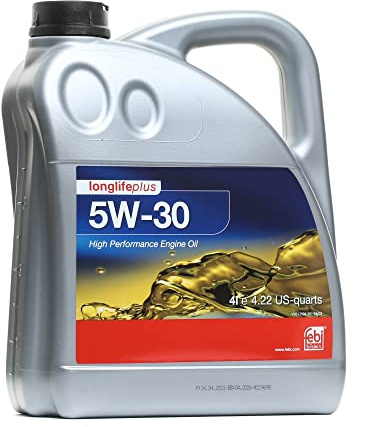 febi bilstein 32946 Motoröl SAE 5W-30 Longlife Plus, 4 Liter