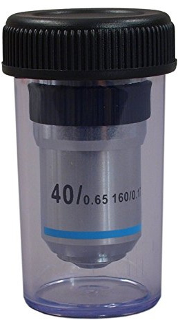 OMAX 40X Achromatic Objective Lens (Spring) for Compound Microscopes