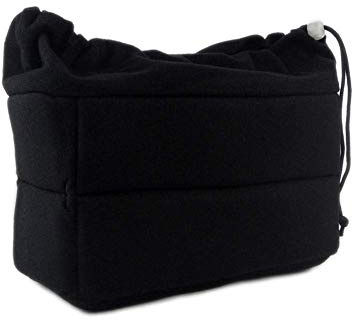 DRF Sac Anti-Choc DSLR Etuis Inséré pour Appareil Photo #BG-168 (Noir)