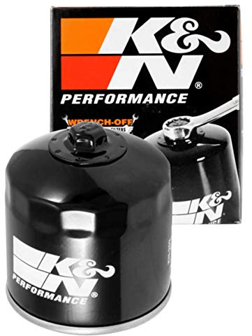 K&N Powersports Ölfilter - Patrone 83x94mm kompatibel mit Kawasaki, Honda (KN-202) Rot | kompatibel mit Kawasaki, Honda (KN-202)
