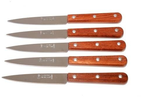 LOT DE 5 COUTEAUX DE CUISINE LAME 10,5 CM OFFICE DE THIERS « LA FOURMI » A12-2995lot5