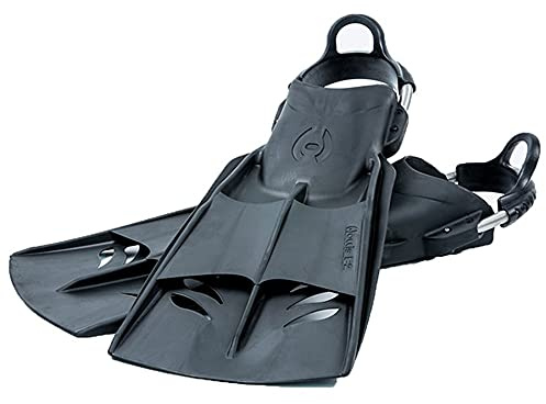 Hollis F2 Flossen inkl. Spring Straps (XL), Schwarz