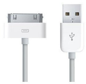 TECHGEAR Ersatz-USB-Datenkabel & Charging für iPod Nano/iPod Touch - USB-Kabel Aufladen und Synchronisieren - Weiß