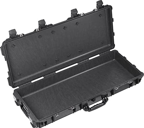 PELI 1700 Maletín de transporte largo para trípodes fotográficos, armas de tiro e instrumentos alargados, IP67 impermeable al polvo y agua, 87L capacidad, fabricado en EE.UU., sin espuma, color n42L