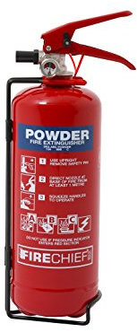 Firechief 100-1162 FXP2 Powder Extinguisher, XTR, 2 kg, Red