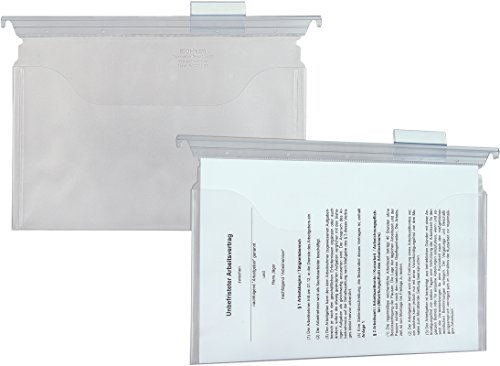 5x Hängemappe Visimap mit flacher Kopfleiste ohne Terminskala, zur Aufbewahrung wichtiger Dokumente