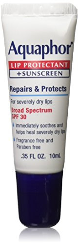 Aquaphor Lip Protectant Plus Sunscreen SPF 30 0.35 Ounce (Pack of 3)