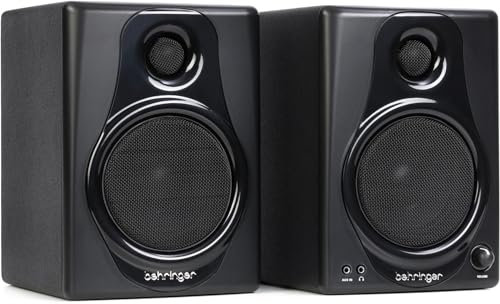 Behringer MEDIA 40USB Hochauflösender 150-Watt-Bi-Amping-Digital-Monitorlautsprecher mit USB-Eingang