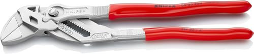 Knipex Pinza Chiave Pinza e Chiave in Un Unico Utensile Cromata, Rivestiti in Resina Sintetica 250 Mm 86 03 250