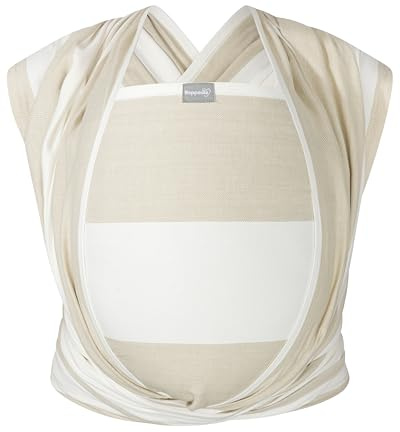 Hoppediz Gewebtes Babytragetuch ab Geburt, Kairo 4,60 m | Ergonomisches Tragetuch für Neugeborene und Kleinkinder, inkl. Anleitung