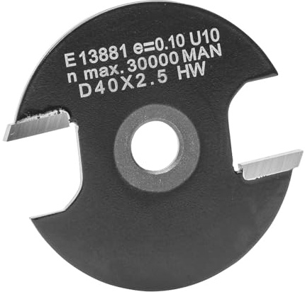 ENT 13881 Scheibennutfräser HW, Schaft (S) 6,35 mm, Durchmesser (D) 40 mm, NL 2,5 mm