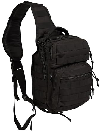 Mil-Tec Unisex Assault-ryggsäck (förpackning med 1), Svart, En storlek, Avslappnad