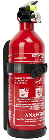 Motorkit MOTOR10104 Extintor con Manómetro, 1 kg