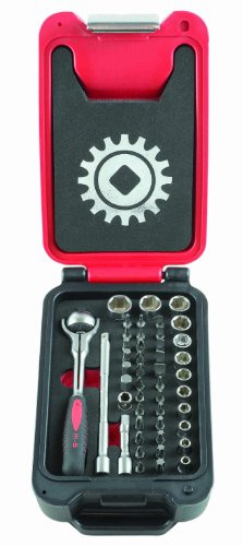 MOB Outillage 9416046101 Coffret de Cliquet Rotatif 1/4'' 46 pièces