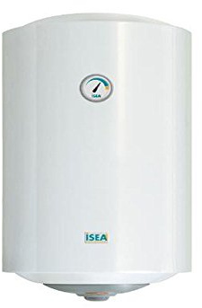 ISEA Scaldabagno cucina elettrico 50lt 1500W sopralavello scaldacqua cilindrico