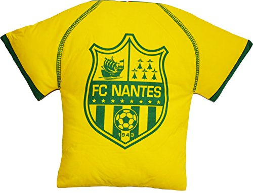 FC NANTES Coussin Maillot Déco Maison Chambre Lit sallon - Collection Officielle Atlantique - Taille 40 x 40 cm
