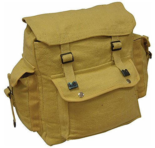 zip zap zooom Highlander Mens Man Combat Military Rucksack Travel Back Pack Canvas Surplus Shoulder Bag