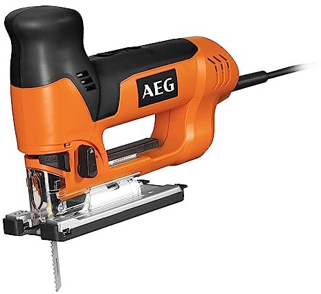 AEG - Scie sauteuse electrique 700 Watts, 100 mm bois, changement de lame facile Fixtec, livrée avec : lame, pare-éclats, coffret - STEP100X