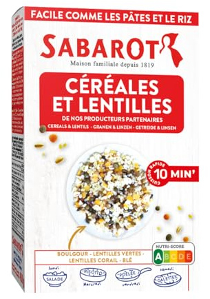 Sabarot - Mélange céréales et lentilles - Étui 400g