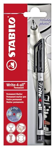 STABILO Stylo-Feutre Permanent Write-4-all pointe fine Noir