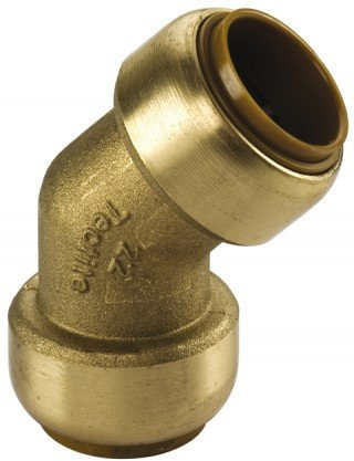 Tectite Steckfitting Winkel 45° i/i D:15 mm Typ T041