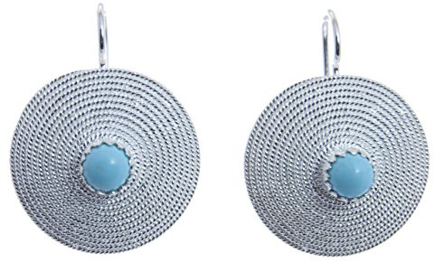 Orecchini Argento 925 Corbula con Turchese
