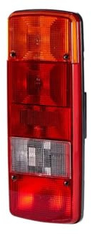 HELLA 2SK 003 567-661 Piloto posterior,Lámparas incandescentes,12,24V,Montaje,atornillado,Color de tulipa: multicolor,Conector: contacto roscado,derecha,Cantidad: 1