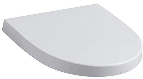 Keramag WC-Sitz Flow Scharniere Edelstahl weiß mit Absenkautomatik, 575950000