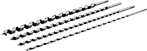 Rolson 48557 Schlangenbohrer-Satz, 600 mm, 4-teiliges Set