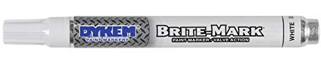 Brite-Mark färgmarkör/ventilåtgärd (vit)