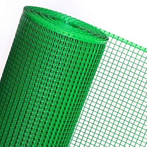 Goplast 30m² MASCHENGEWEBE 0,6m x 50m Kunststoffzaun Gartenzaun Geflügelzaun Gartenzaun Zaun Rankhilfe Grün