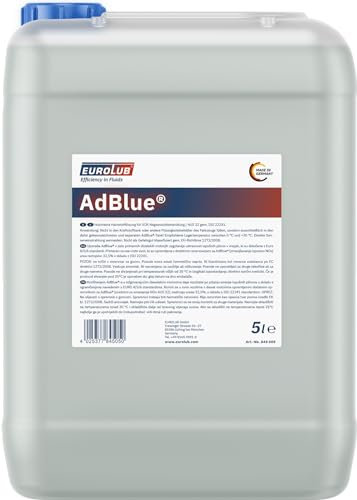Eurolub AdBlue 845005 Aditivo para Combustible diésel, 5 L