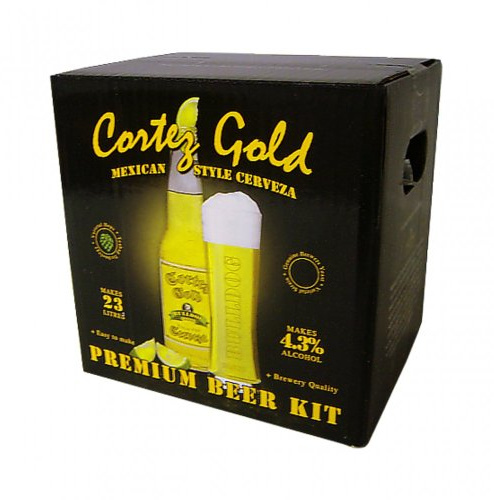 Bulldog Home brew kit - Cortez Gold, Mexican Cerveza by Bulldog