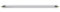 Laes 985016 Bombilla Mini Fluorescente T5 G5, 39 W, Blanco, 16 x 836.2 mm