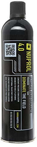 NUPROL 4.0 - Gaz Airsoft Premium - 300 g, Noir