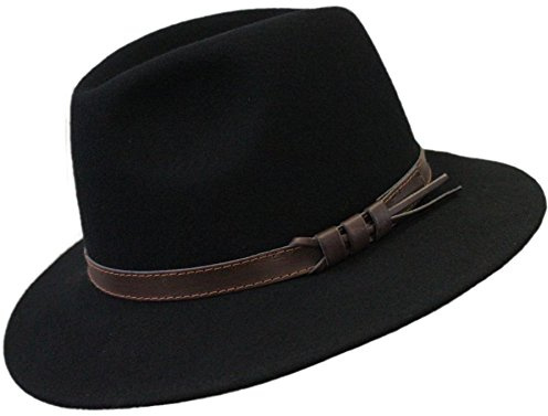 Faustmann Herren Filzhut Outdoor schwarz 59