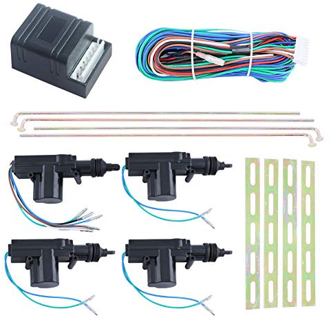 Easyguard Universal Central Kit de bloqueo de puerta con 4 actuadores 1 Master 3 ESCLAVOS DC12 V
