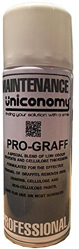 400ml Graffiti Remover Spray Cleaner Remove Ink Paint Stain Crayons Chewing Gum • SUPER STRENGTH FORMULA • USED BY PROFESSIONALS (1 Can)