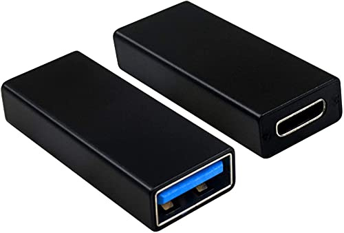 Duttek USB C auf USB Adapter, USB C Buchse auf USB Buchse Adapter Anschluss Kompatibel mit iPhone 11, Google Pixel, Huawei, Moto (2 Stück)