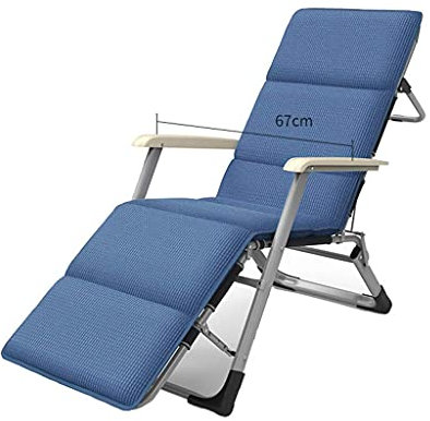 TONZN Faltbarer Liegestuhl, Strandstuhl, Sonnenstuhl, Schwerelosigkeitsstuhl, Liegestuhl, extra breit 67 cm, Strandterrasse, Garten, Camping (Farbe: 9 Stoffe) (4 Oxford-Tücher)