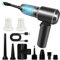 JNBGTU Cordless Handheld Vacuum Cleaner – 16000Pa Powerful Mini Wireless Car Vacuum with 7 Nozzles, 3 Filters, 6000mAh Battery, Type-C Fast Charging, Portable for Cars, Homes, Pets & Offices