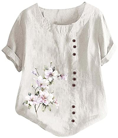 HOOUDO Angebote des Tages Sale Meine Bestellungen Anzeigen Konto 2024 Sommer Tshirt Damen Locker Letters Print Bluse Damenmode Große Größen Übergröße Damen Tshirt Damen 3Er Pack Mein Bestellung Sale