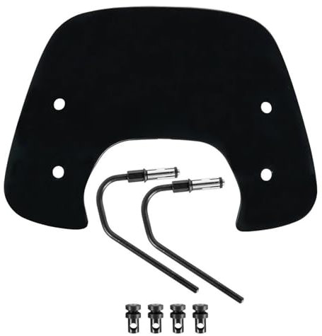 Windabweiser Für Vespa Für Sprint 125 Für Sprint 150 2016-2022 Windschutzscheibe Windschutzscheibe Motorrad Luftstrom Visier Windabweiser Luftabweiser(Smoke,18.5cm)