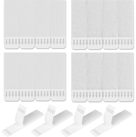 Easyojoy Picture Hanging Strips 72 Strips(36 Pairs), Heavy Duty Adhesive Mounting Strips No Nails Photo Frame Stickers for Wall, Damage Free Removable Hanging Tape for Pictures Frames