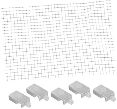 SOIMISS Red Antisalto para Peceras M Tamaño, Malla Transparente Ajustable para Acuarios, Cubierta Protectora Práctica y Transpirable, Accesorios para Acuarios y Tanque de Peces