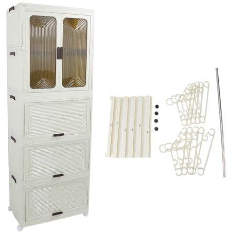EOJDDPA Armoire pour Enfants, Armoire de Rangement Pliable et Portable pour vêtements de bébé, Organisateur Multifonctionnel de Costumes pour Enfants pour Chambre à Coucher, Chambre
