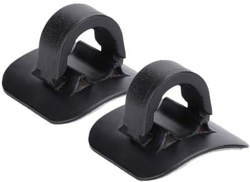 PACKOVE Clip per Cavo Freno Bici Supporto Fermacavo Cambio Bici in Lega di Alluminio e Plastica, 2 Unitá Nero, Accessori per Bicicletta Resistenti e Leggeri per Mountain Bike per