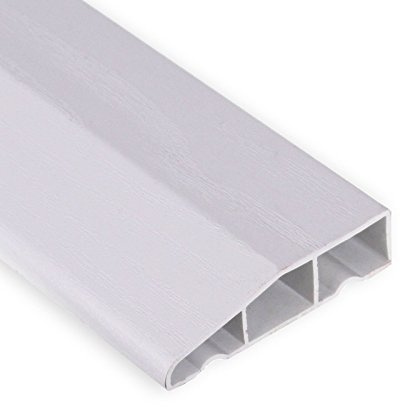 Roomline Chamfered PVCu Door Architrave (2.7m) - White Satin