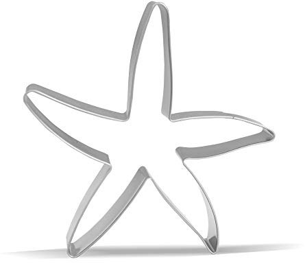 Keewah Seestern-Ausstechform, 10,4 cm, Edelstahl, 1 Stück